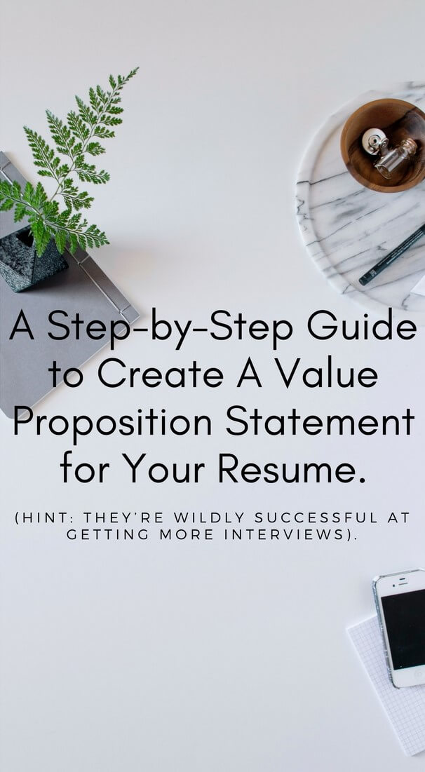 A StepbyStep Guide to Creating A Value Proposition Statement for Your