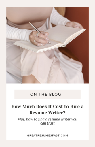 How Much Does It Cost to Hire a Resume Writer?