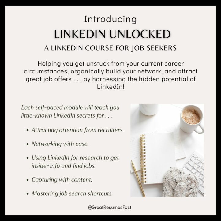 LinkedIn course for jobseekers