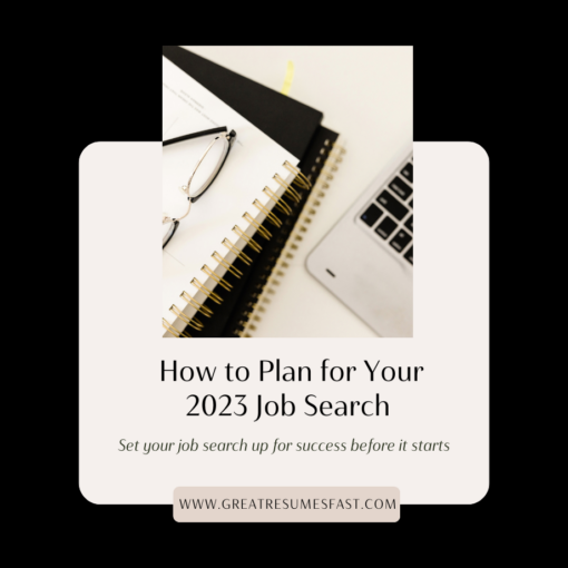 Plan Your 2023 Job Search