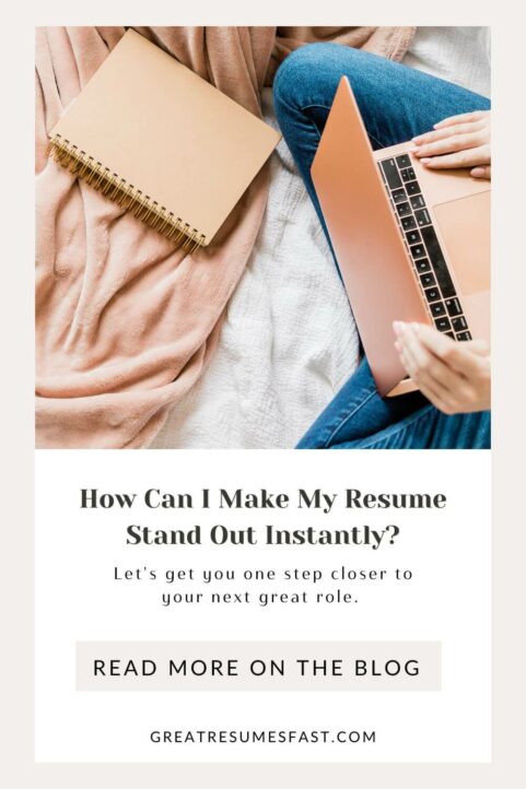 resume stand out