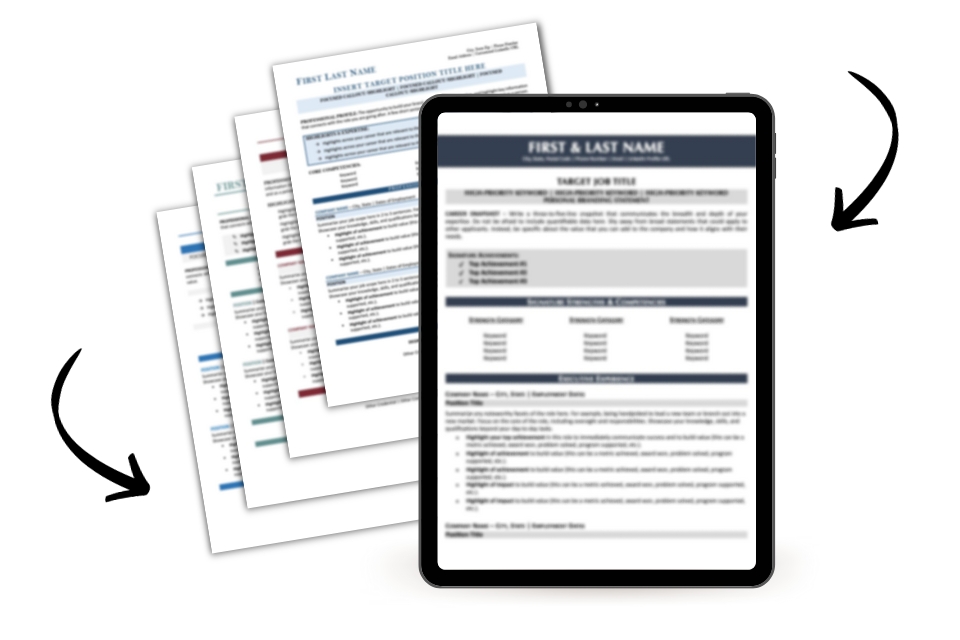 Plus Resume Templates