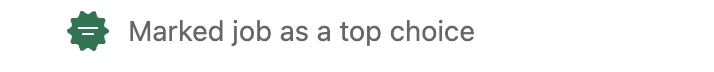 What recruiters actually see when you apply on LinkedIn - Top Choice Badge