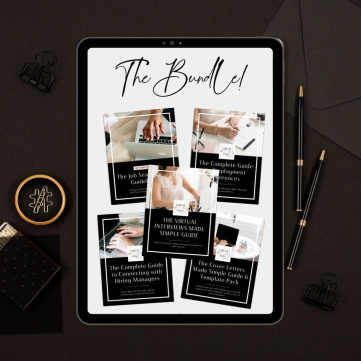 Great Resumes Fast Template Bundle Product